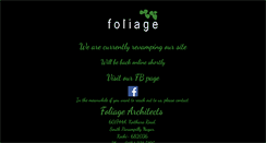 Desktop Screenshot of foliage.org.in