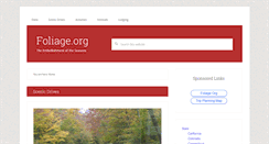 Desktop Screenshot of foliage.org