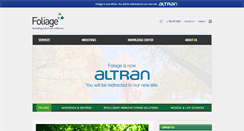 Desktop Screenshot of foliage.com